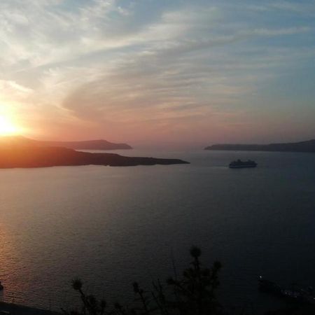 Poudras Amazing View Caldera Villa Ormos Athinios Bagian luar foto