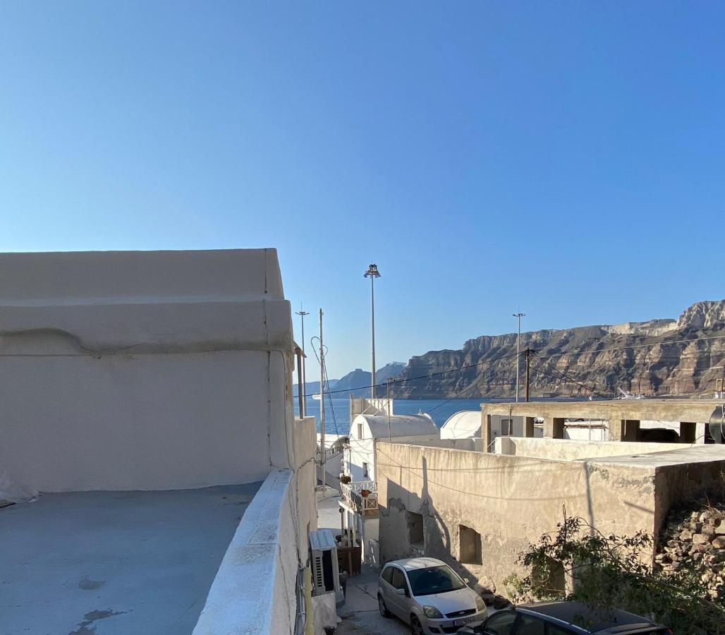 Poudras Amazing View Caldera Villa Ormos Athinios Bagian luar foto